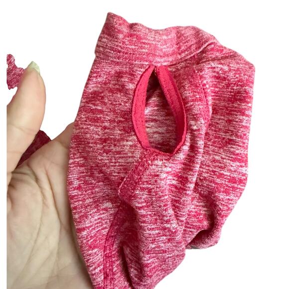 Nike Running Dri Fit Red Long Sleeve 1/4 Zip Pullover Size Large - Picture 3 of 5